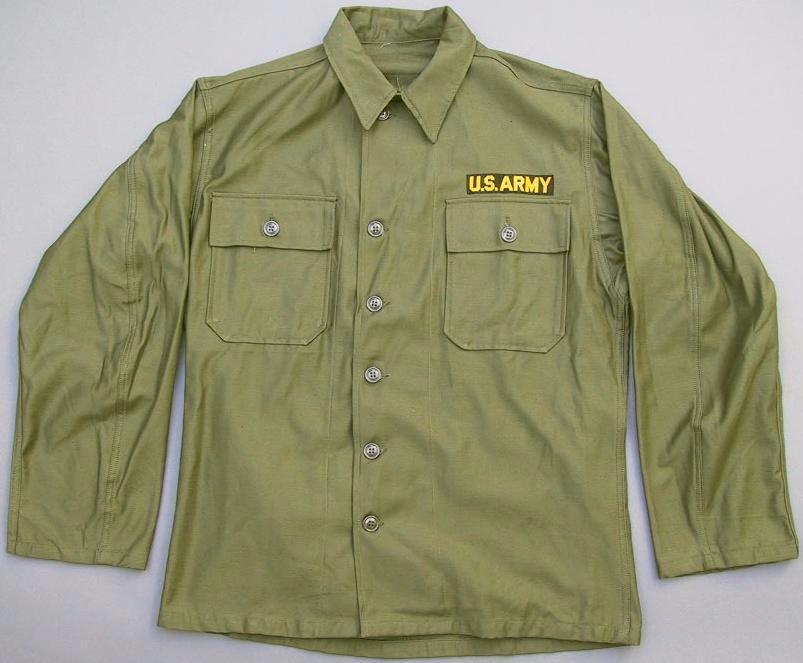 Military US Army Vietnam Era Tropical Jungle Jacket American Fatigue Combat Top